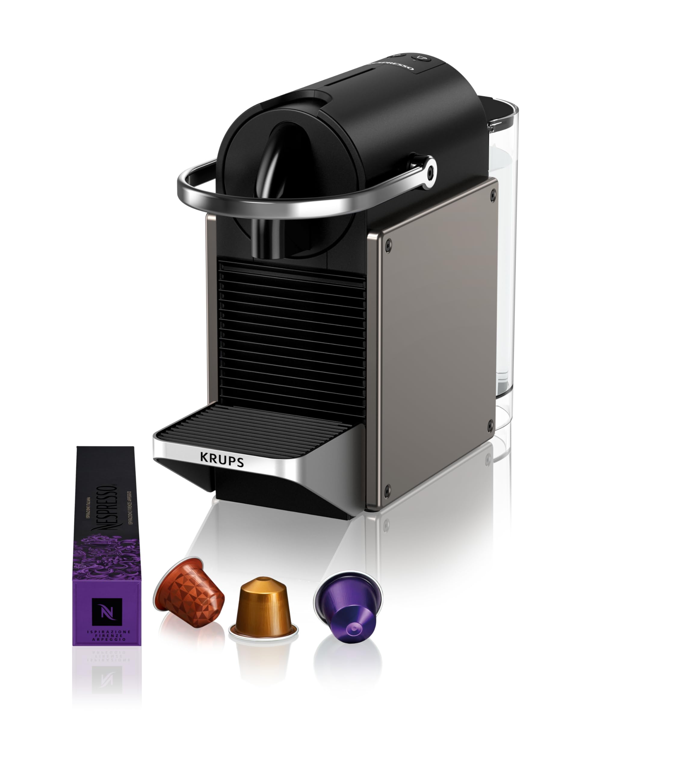 Zarevo Pixie Titane – Machine à Café Compacte au Style Industriel