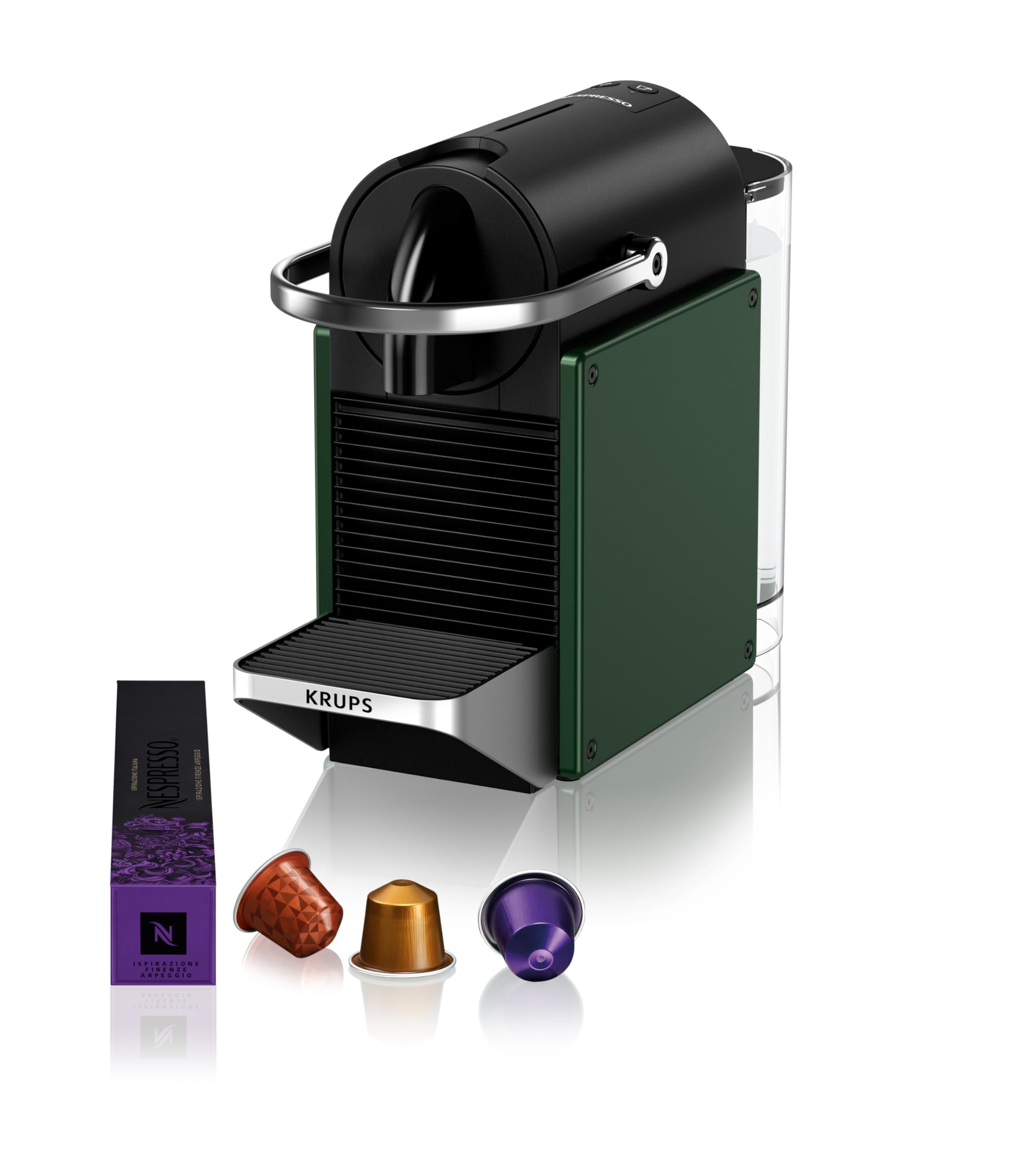 Zarevo Pixie Vert Foncé – Machine à Café Compacte au Style Industriel